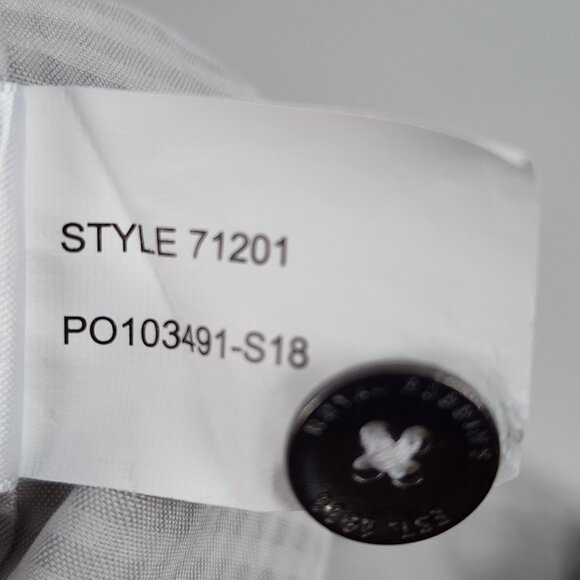 Royal Robbins Shirt Mens Large Gray Cream Mojave Pucker Dry S/S Button Up 71201 - Picture 7 of 7